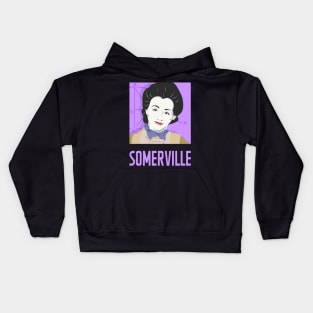 SOMERVILLE - portrait of "Queen of Science" Mary Somerville Kids Hoodie